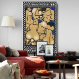 Vaudeville Act 4 - Erotic Modernist Figure Composition (1907) By Moriz Jung canvas wall art