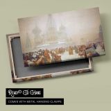 Venetian Procession in Saint Mark's Square - canvas rear frame and hanging hardware