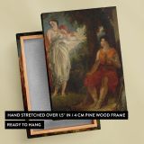 Venus and Anchises - Mythical Love Scene in Classical Style By Benjamin R. Haydon canvas wall art - Image 6