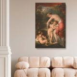 Venus and Cupid - Romantic Neoclassical Scene by Henry Howard as Canvas Art - Image 2