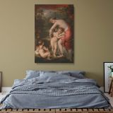 Venus and Cupid - Romantic Neoclassical Scene by Henry Howard as Canvas Art - Image 5