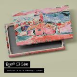 View of Collioure by Henri Matisse - canvas rear frame and hanging hardware