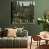 View of Montsouris Park, the Kiosk (Vue du Parc Montsouris, Le Kiosque) by Henri Rousseau — alternate room view