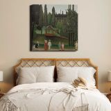 View of Montsouris Park, the Kiosk (Vue du Parc Montsouris, Le Kiosque) by Henri Rousseau — alternate room view