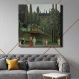 View of Montsouris Park, the Kiosk (Vue du Parc Montsouris, Le Kiosque) by Henri Rousseau — alternate room view