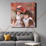 Village Children (1890) by John Singer Sargent — room mockup view 2