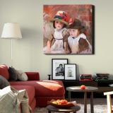 Village Children (1890) by John Singer Sargent — room mockup view 2