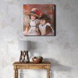 Village Children (1890) by John Singer Sargent — room mockup view 2