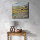 Vincent van Gogh - Enclosed Field with Ploughman — room mockup view 1