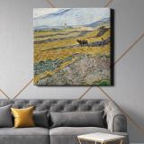 Vincent van Gogh - Enclosed Field with Ploughman — room mockup view 21