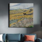 Vincent van Gogh - Enclosed Field with Ploughman — room mockup view 3