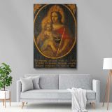 Virgin of Ittre - Christ Child with Crown and Orb (1637) canvas wall art - Image 5