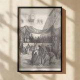 Water Into Wine - Wedding Miracle Scene by Gustave Dore canvas wall art - Image 2
