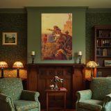 Westward the Course of Empire by Emanuel Leutze - Sunrise and Figures in Motion canvas wall art - Image 4