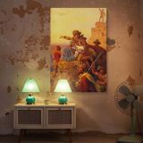 Westward the Course of Empire by Emanuel Leutze - Sunrise and Figures in Motion canvas wall art - Image 5