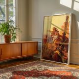 Westward the Course of Empire by Emanuel Leutze - Sunrise and Figures in Motion canvas wall art - Image 6