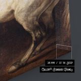 White Horse - Velazquez Rearing Steed in Dynamic Baroque Style canvas wall art - Image 8