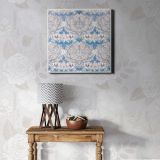 William Morris Honeysuckle (1876) famous pattern — room mockup view 1