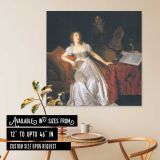 Woman at a Writing Desk — room mockup view 6