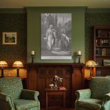 Woman at the Well - Jesus and Samaritan by Gustave Dore canvas wall art - Image 4