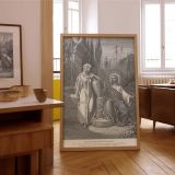 Woman at the Well - Jesus and Samaritan by Gustave Dore canvas wall art - Image 7