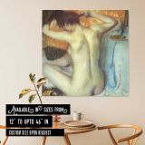 Woman Combing Her Hair — room mockup view 6