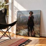 Woman in a Winter Landscape by Daniel Gerhartz — room mockup view 2