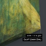 Woman in Green by Thomas Wilmer Dewing - Holding Letter in Flowing Robes canvas wall art - Image 8