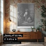 Woman Taken in Adultery - Forgiveness by Gustave Dore canvas wall art
