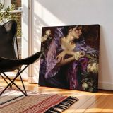 Woman with Flowers by Daniel Gerhartz — room mockup view 2