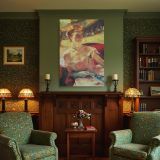 Woman with Pearl Necklace by Mary Cassatt - Theater Glow and Rosy Tones canvas wall art - Image 4
