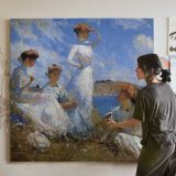 Women by the Sea — room mockup view 3
