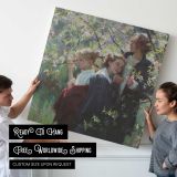 Women in a Spring Garden by Daniel Gerhartz — room mockup view 4