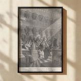 Writing on the Wall - Gustave Dore Belshazzar's Palace Vision canvas wall art - Image 2