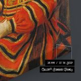 Yeoman of the Guard by Millais - Historic Red and Gold Uniform Portrait canvas wall art - Image 8