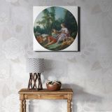 Young girl, 1760 - 1770, François Boucher — room mockup view 1