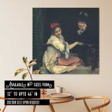 Young Girl with a Cat — room mockup view 6