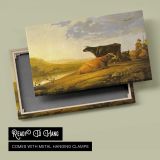 Young Herdsman with Cows by Aelbert Cuyp - canvas rear frame and hanging hardware