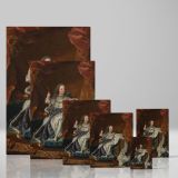 Young Louis XV - Royal Robes and Scepter Portrait By After Hyacinthe Rigaud canvas wall art - Image 4