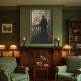 Young Man at Window by Gustave Caillebotte - Paris Balcony and Street View canvas wall art - Image 4