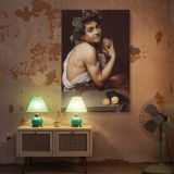 Young Sick Bacchus - Pale Youth with Grapes by Caravaggio canvas wall art - Image 5