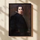 Young Spanish Nobleman - Velazquez Baroque Gentleman in Study Pose canvas wall art - Image 2
