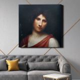 Youth holding an Arrow (1506–1508) famous painting. Giorgione — room mockup view 21
