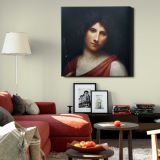 Youth holding an Arrow (1506–1508) famous painting. Giorgione — room mockup view 22