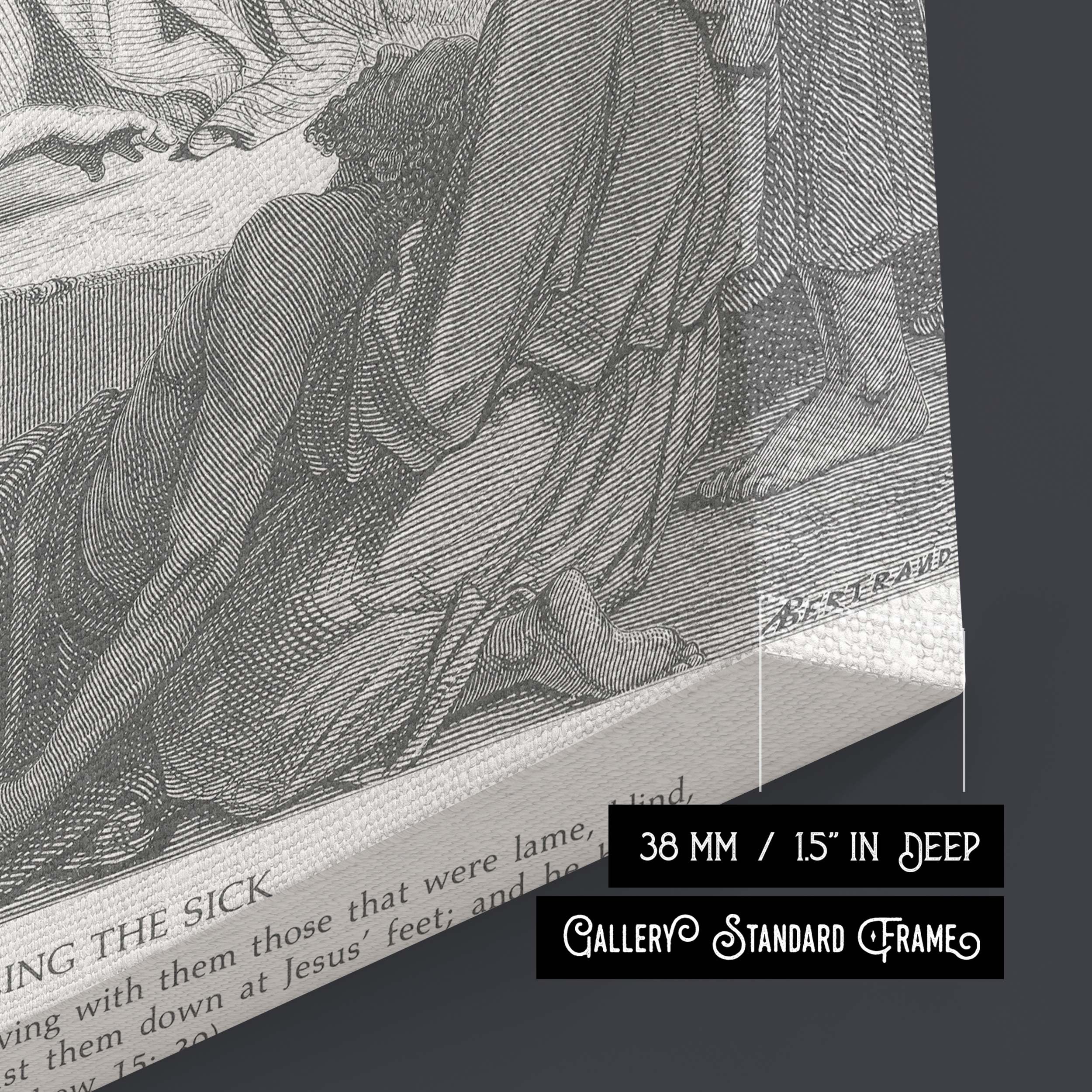 Gospel healing artwork by Gustave Doré