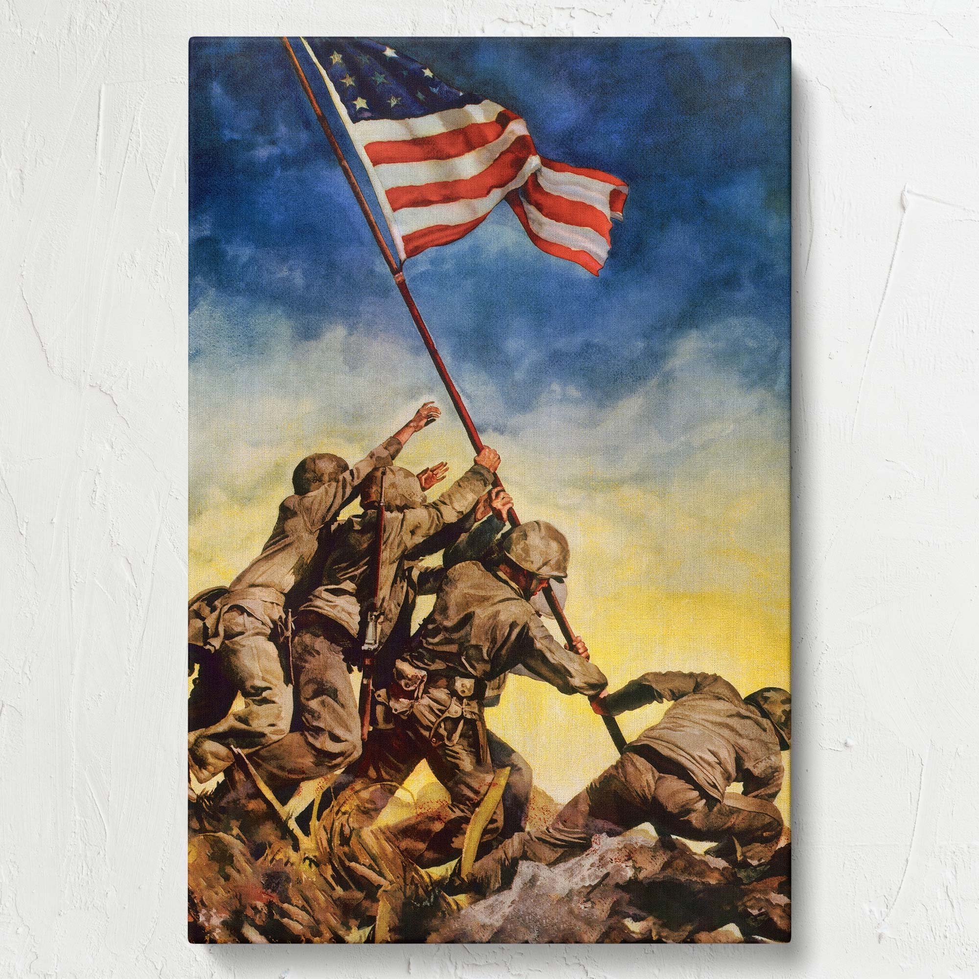 Iwo Jima vintage poster artwork