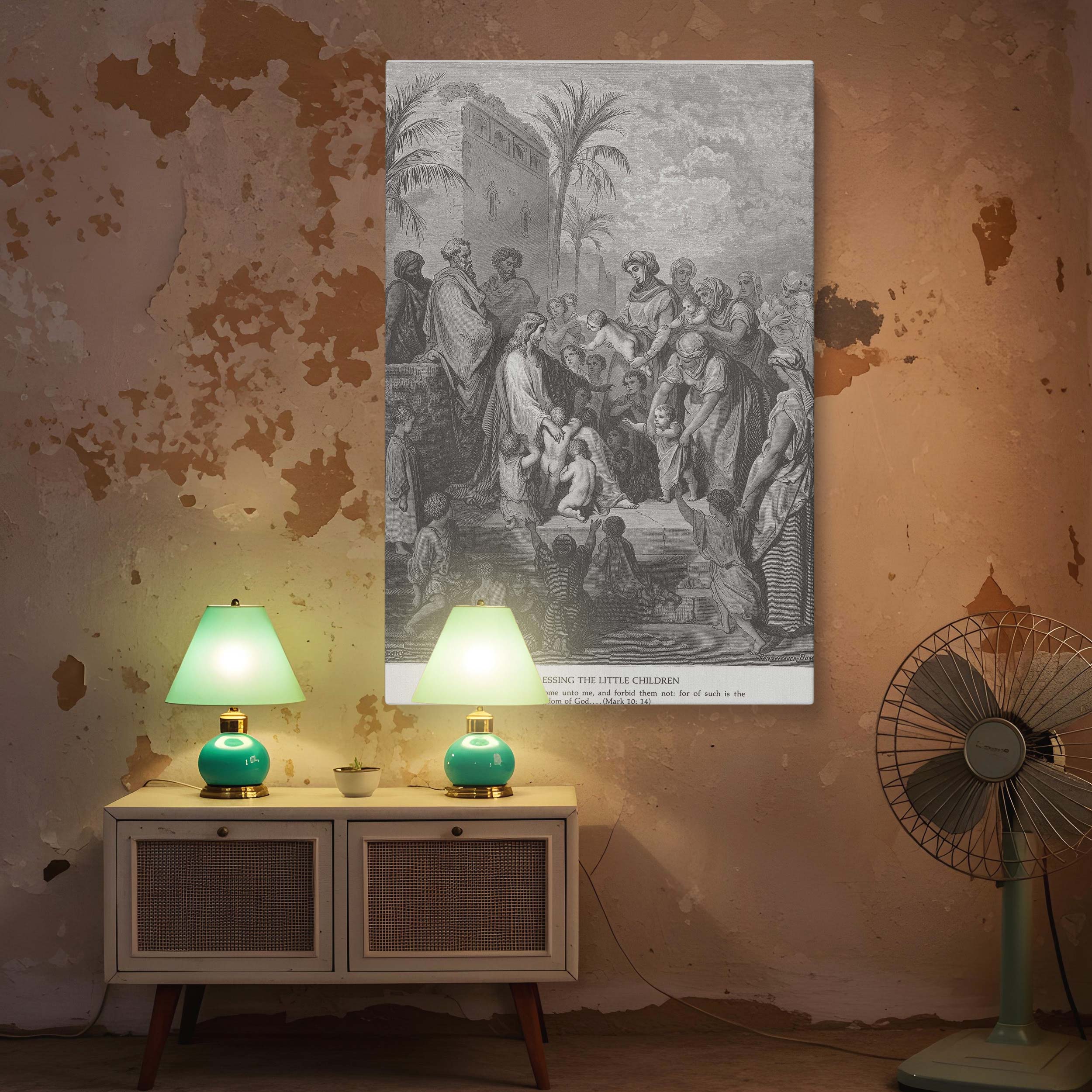 Jesus Blesses the Children - Gospel Compassion by Gustave Dore