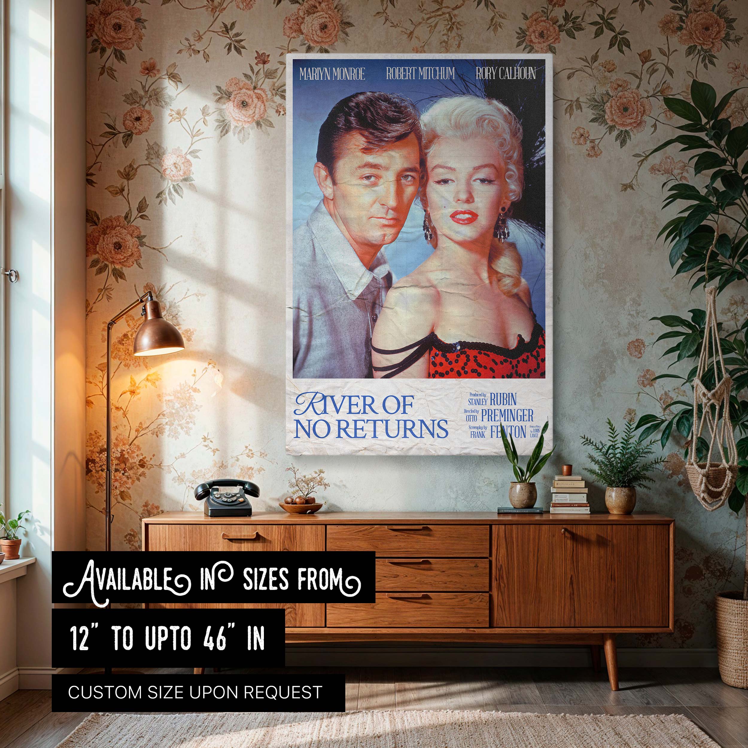 River of No Return - Marilyn Monroe Film Poster