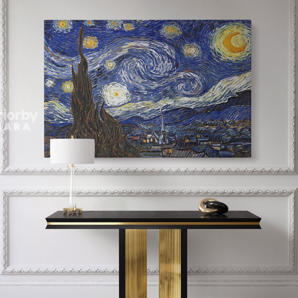 The Starry Night by Vincent van Gogh