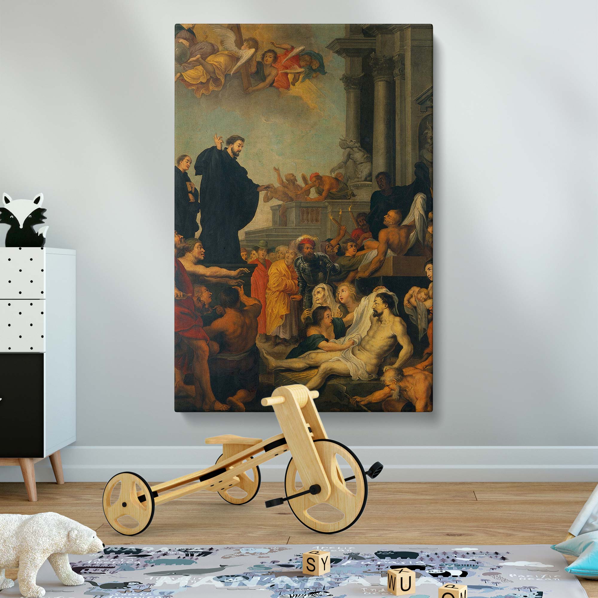 St. Francis Xavier Preaching - Biblical Healing Revival By Peter Paul Rubens